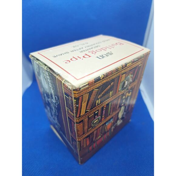 Avon Bulldog Pipe Decanter After Shave Bottle w/ Box! 70s! Fantastic find! - Picture 7 of 9